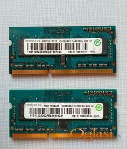 4GB DDR3 SODIMM 1600 MHz